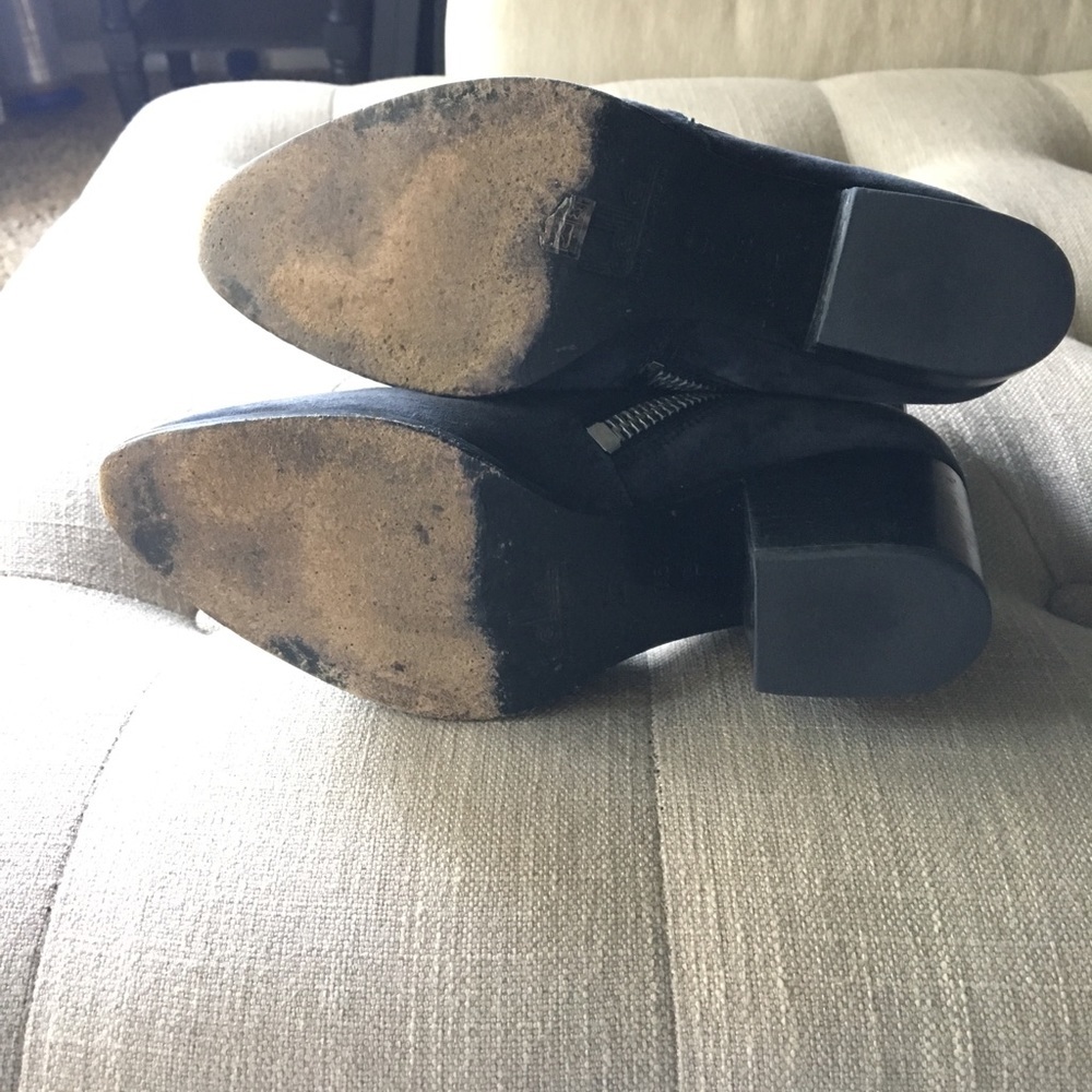 Belle by Sigerson Morrison Lara Suede‎ Zip Booties - Picture 7 of 7